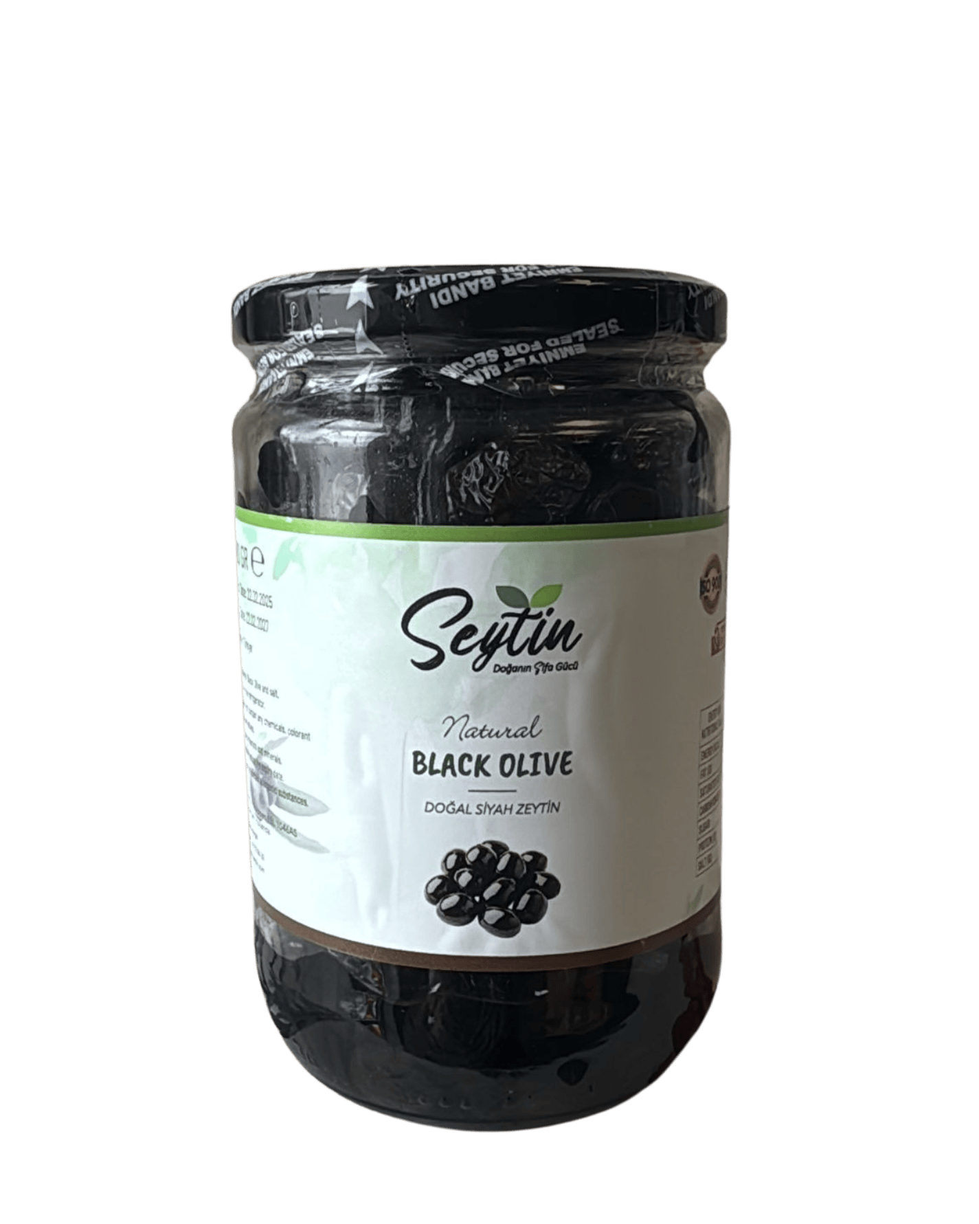 Natuurlijke zwarte olijven (500 gr)