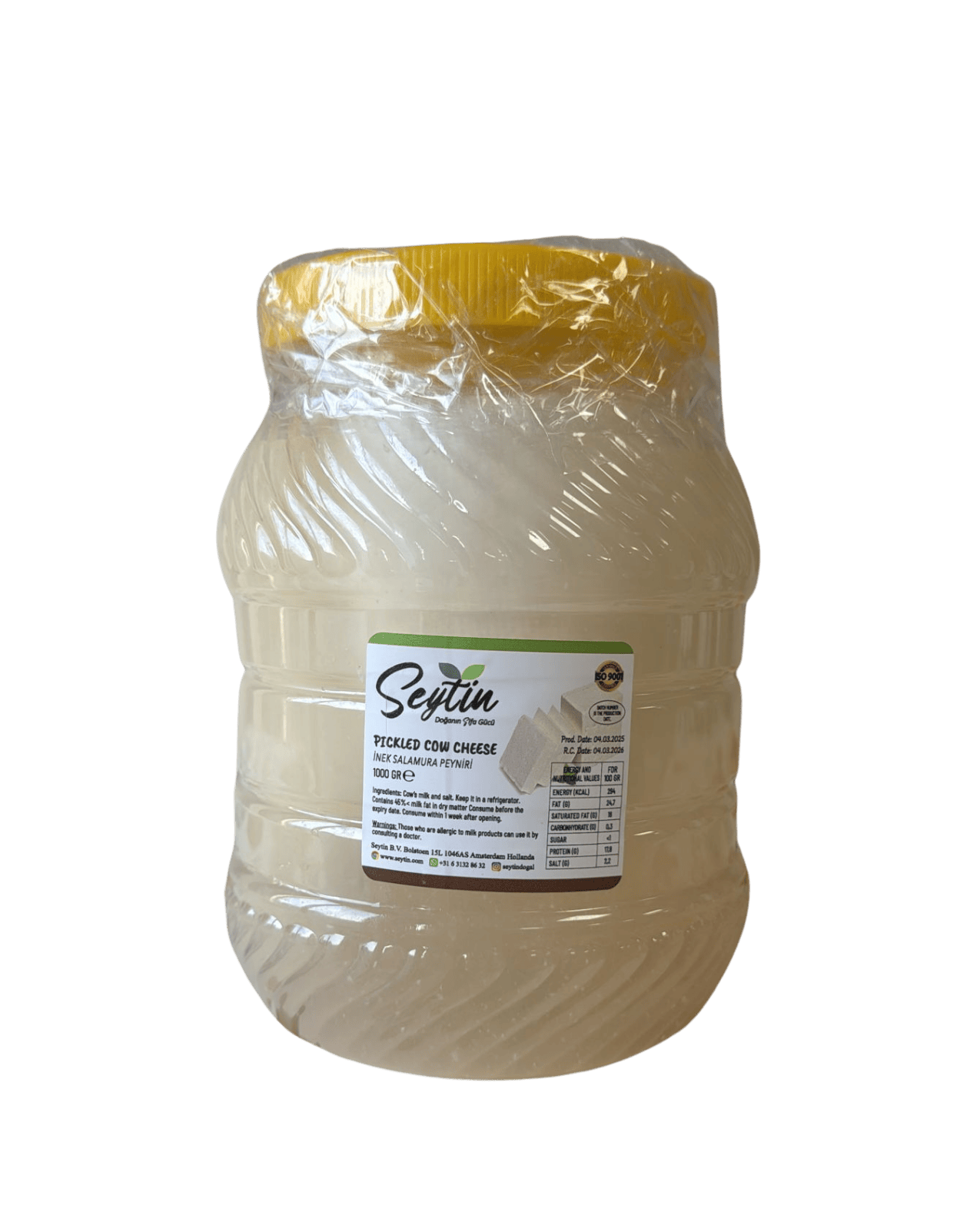 Koepekelkaas (met roergist) (1 kg)