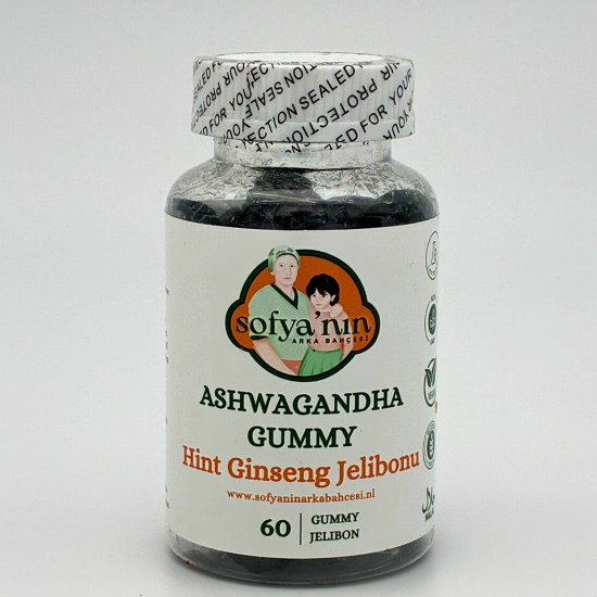 Hint Ginseng Jelibon (Aschwaganha Gummy) (60 Adet) (Helal)