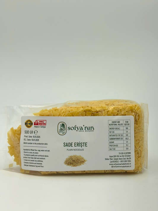 Sade Erişte (Küçük kare kesim)