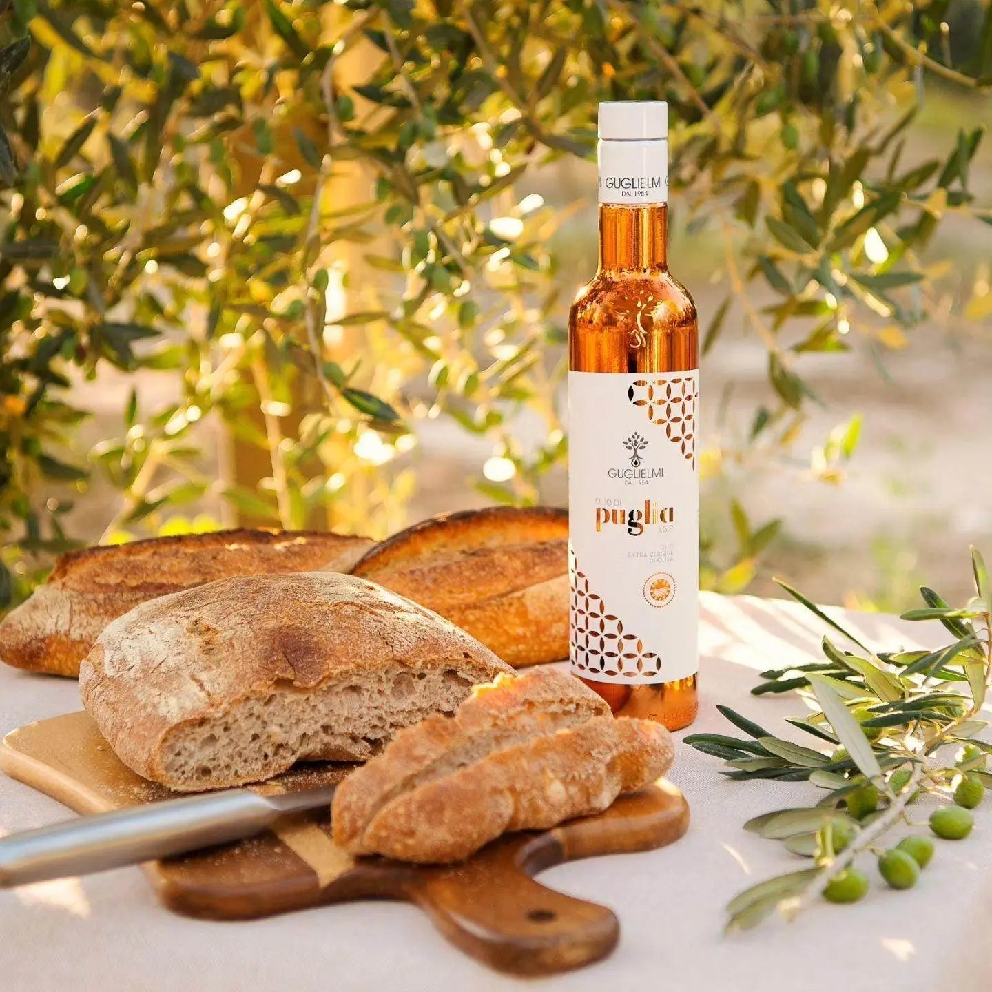Guglielmi – Puglia PGI Monogram Sızma Zeytinyağı (500 ml)