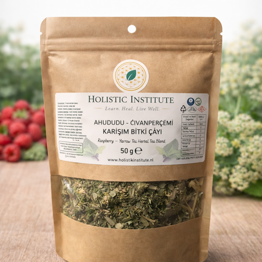 Ahududu & Civanperçemi Karışım Bitki Çayı - Doğal Denge & Ferahlatıcı İçim - 50 gr
