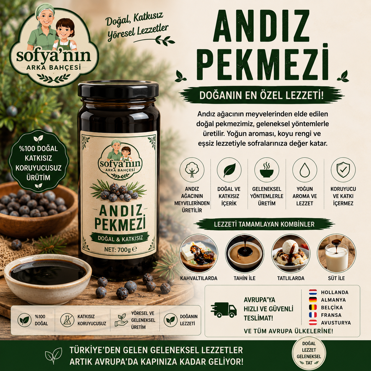 Andız Pekmezi - 700 gr