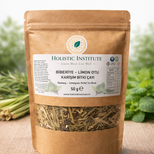 Biberiye & Limon Otu Karışımı Bitki Çayı - Zihin Açıcı & Ferahlatıcı Doğal Enerji - 50 GR