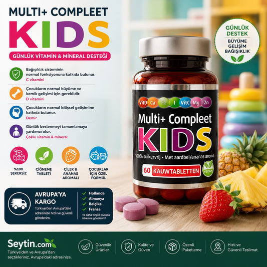 Multi+ Compleet Kids – Çocuklar için Günlük Vitamin ve Mineral Desteği
