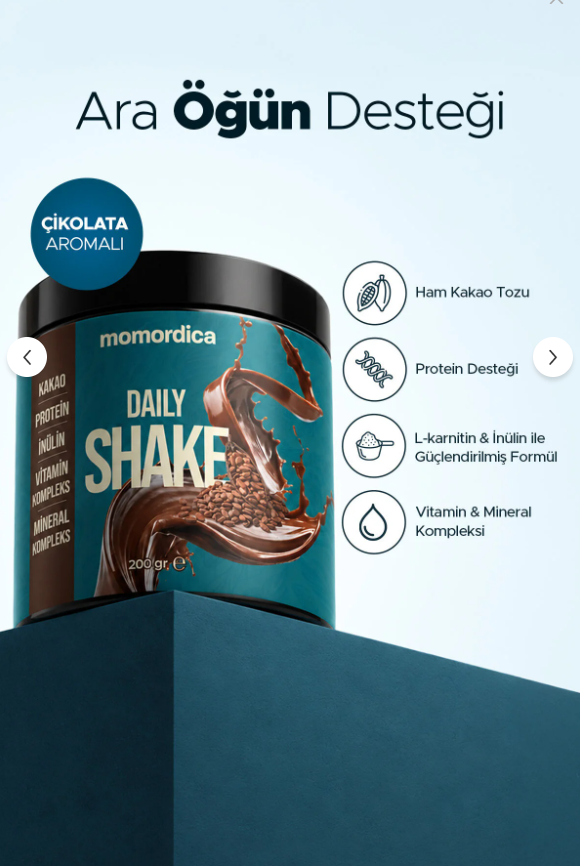 Momordica Daily Shake Ara Öğün Tozu - 200 gr (Kakao Tozu, Protein, İnülin, 9 Vitamin, 5 Mineral)