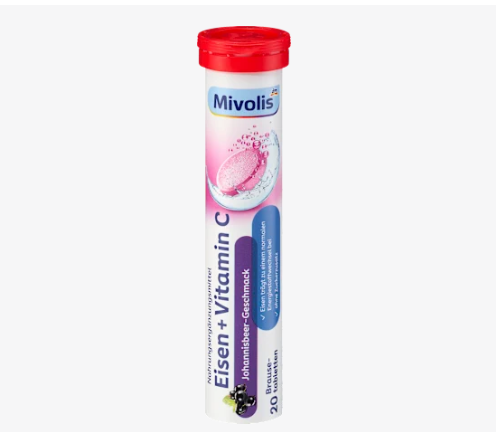 Günlük Enerji ve Demir Desteği: Demir + C Vitamini Efervesan Tablet