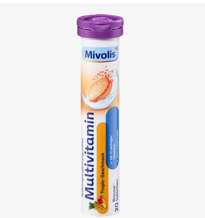 Günlük Enerji ve Bağışıklık Desteği: Multivitamin Efervesan Tablet