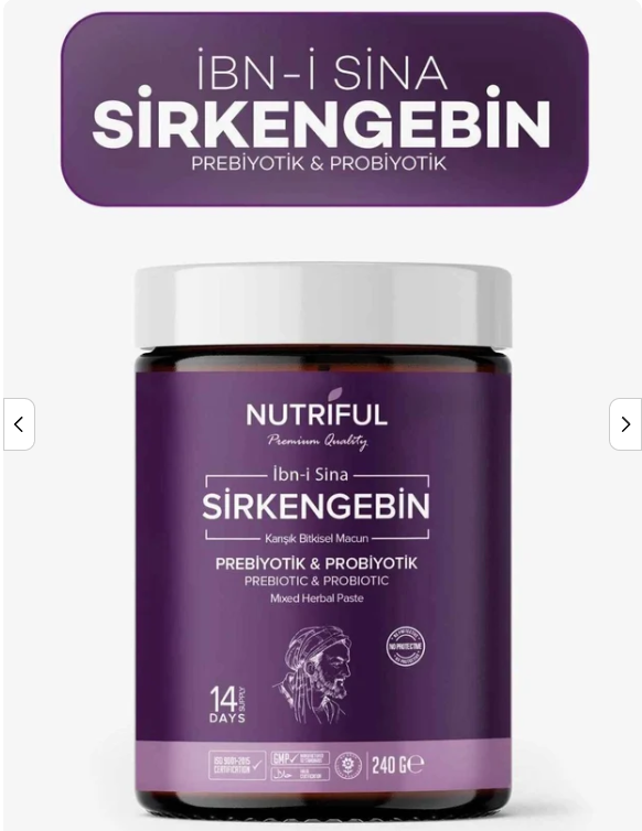 Nutriful İbn-i Sina Şirkencebin 240 g