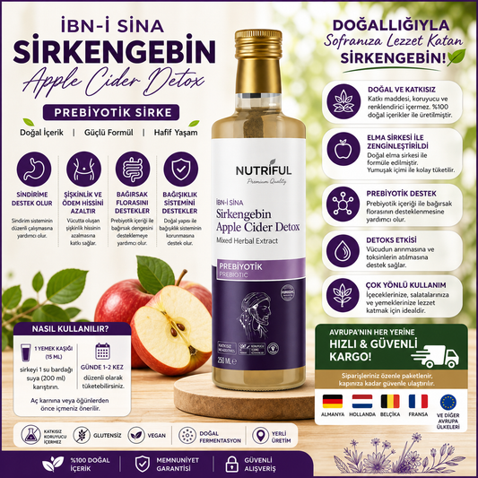 Nutriful İbni Sina Sirkengebin Sirkesi