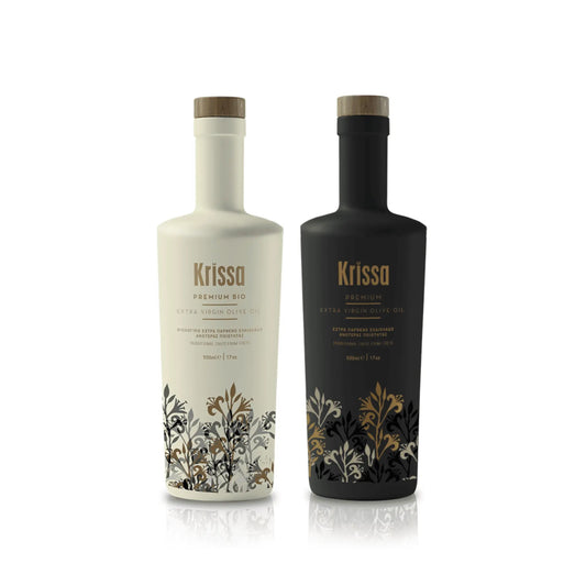 Cretan Heritage Yunan Zeytinyağı Duo: Krissa & Doğal Krissa