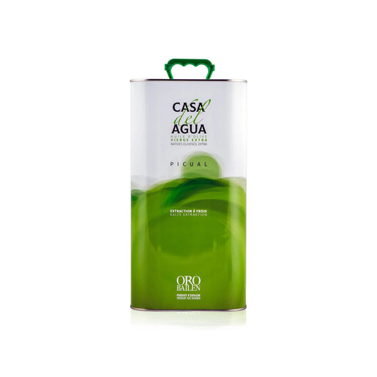 Casa del Agua – Picual Sızma Zeytinyağı (5 Litre Teneke)