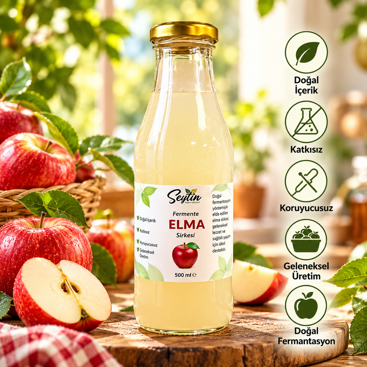 Bebida de Manzana Fermentada Seytin - 500ml