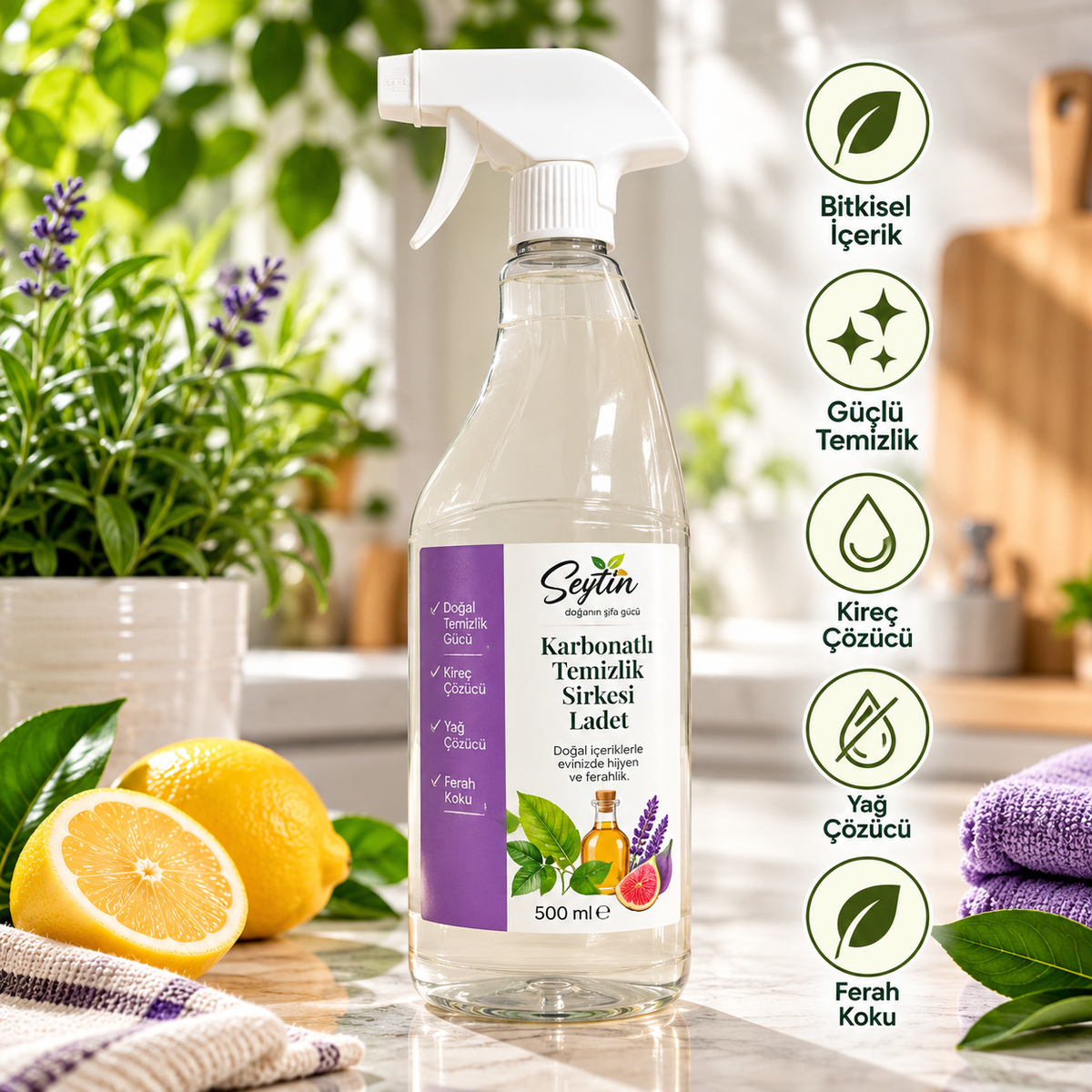 Seytin Carbonated Cleaning Vinegar 1000g