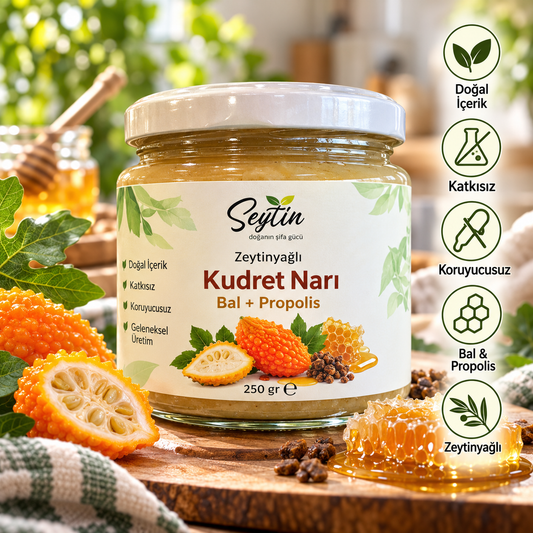 نبات الحنظل بزيت الزيتون – عسل + بروبوليس 250 غرام