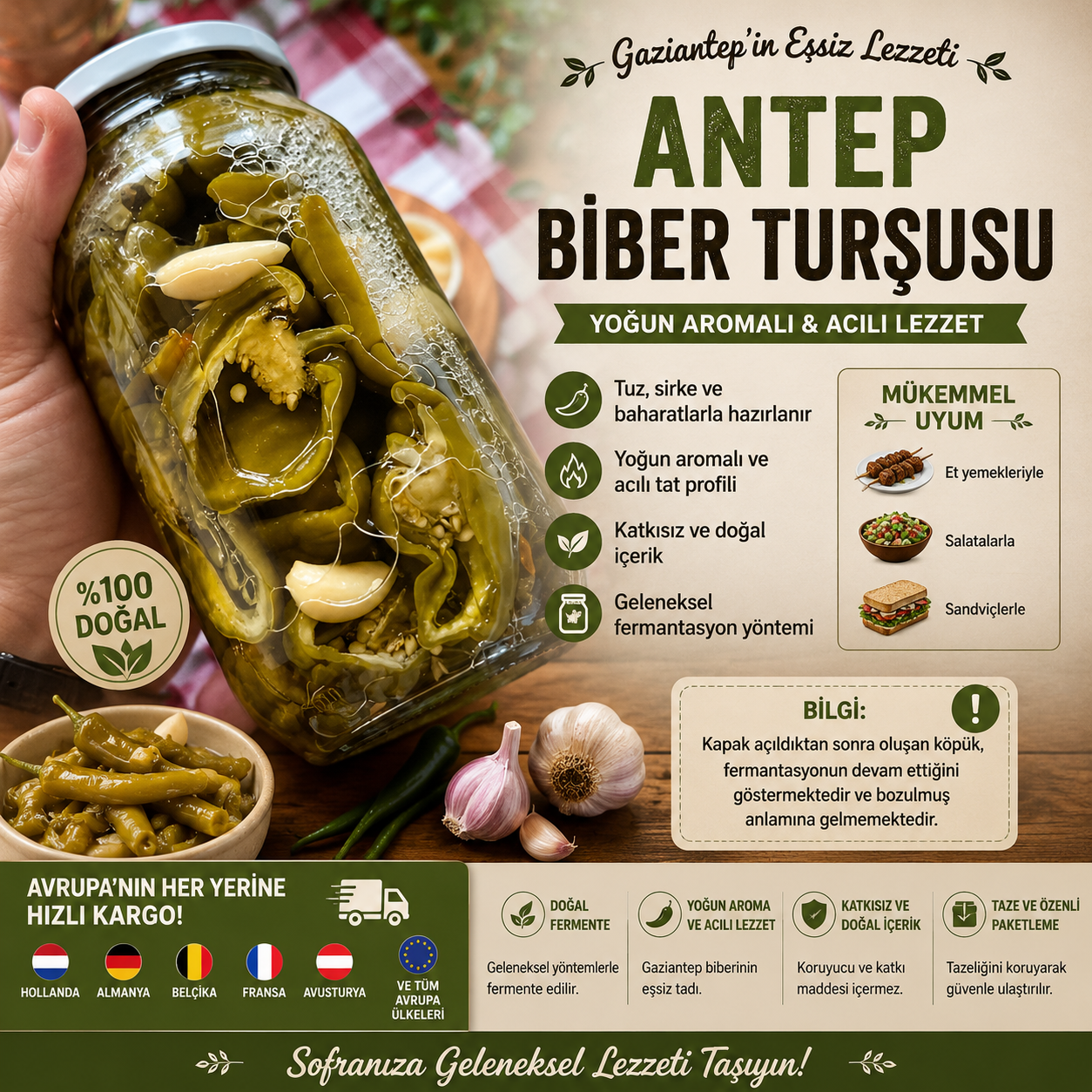 Antep Biber Turşusu 1kg