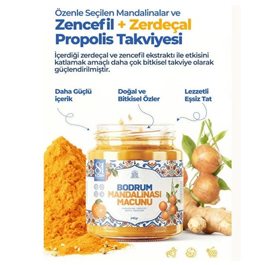 Bodrum Mandalinası Macunu 240g