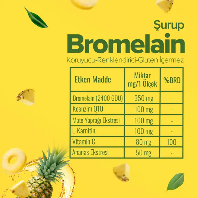 Zühre Ana Bromelain Şurubu 250ml