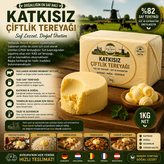 Katkısız Çiftlik Tereyağı (1 kg)