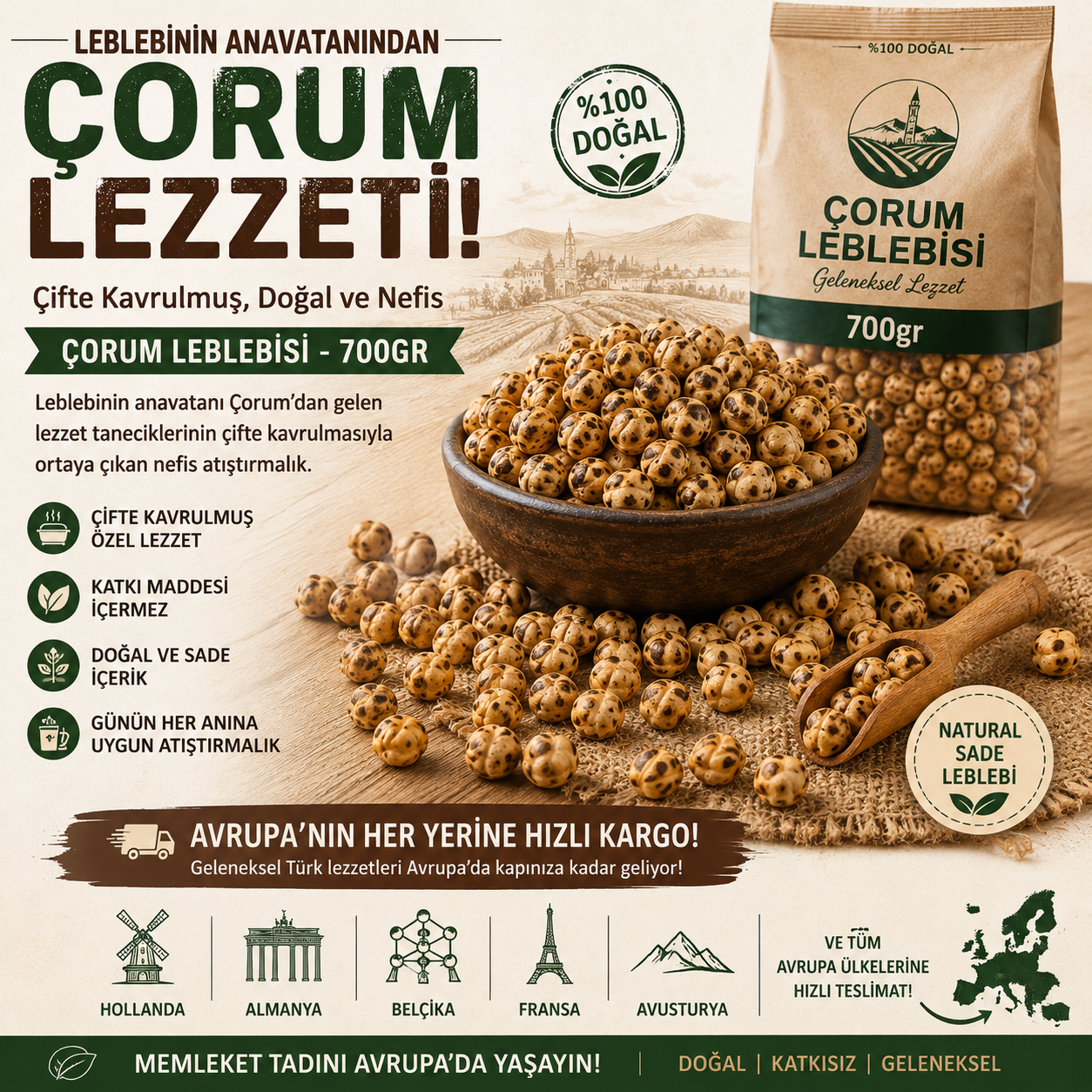 Çorum Leblebisi – 700 Gr