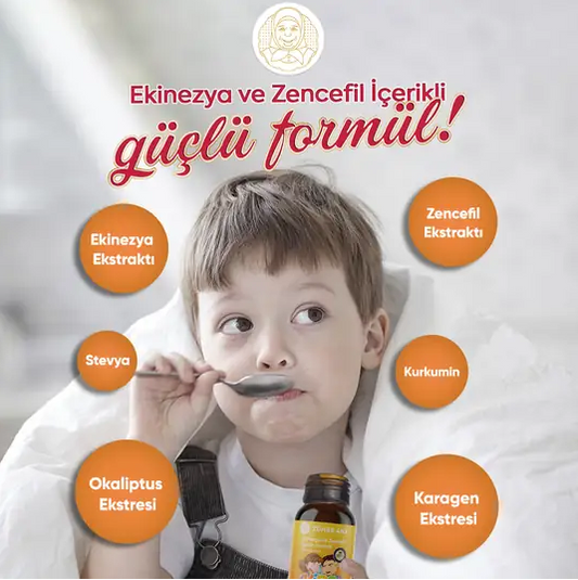 Zühre Ana Ekinezya ve Zencefilli Şurup (Çocuklar için) 150ml