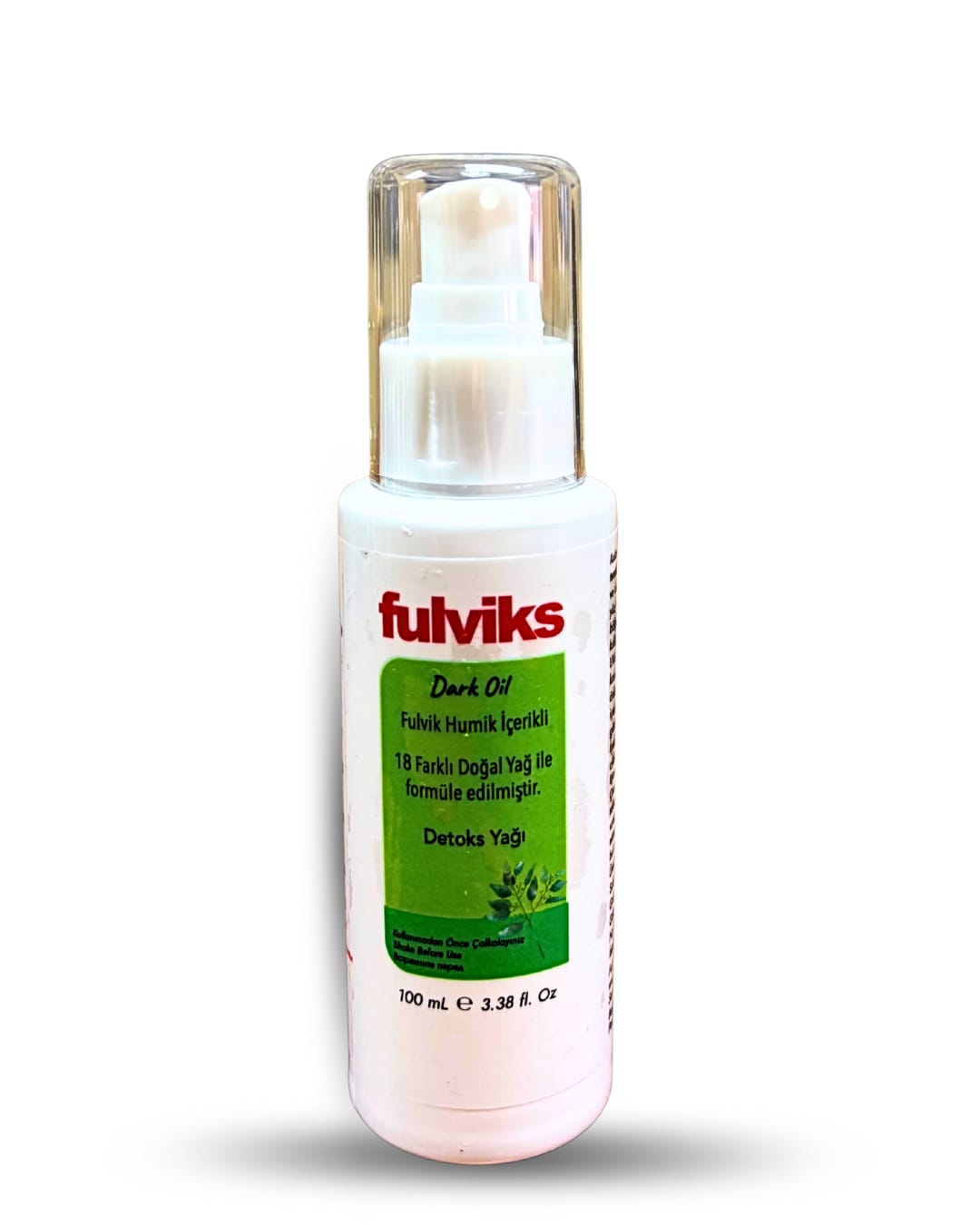 Fulviks Dark Oil Detox Olie 100ml | Huidzuivering met Fulvine Humuszuur