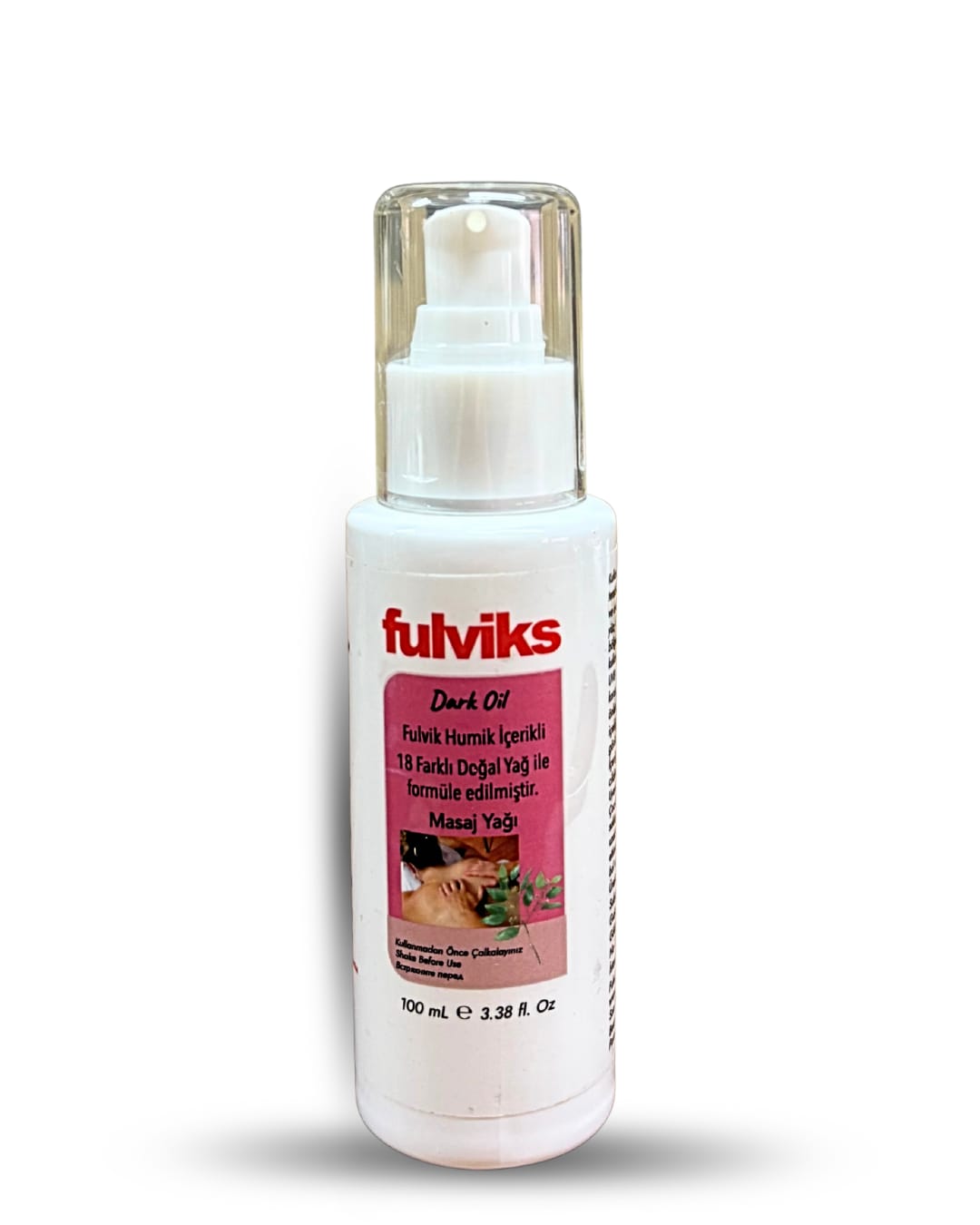 Fulviks Dark Oil Massageolie 100ml | Professionele Massage met Fulvine Humuszuren