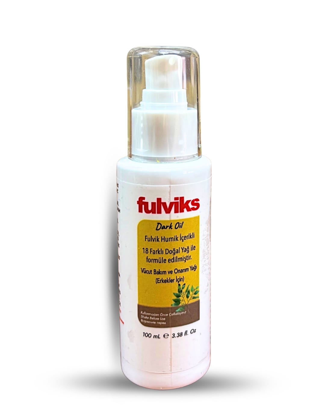 Fulviks Dark Oil Körperpflegeöl für Männer 100ml | Herrenhautpflege