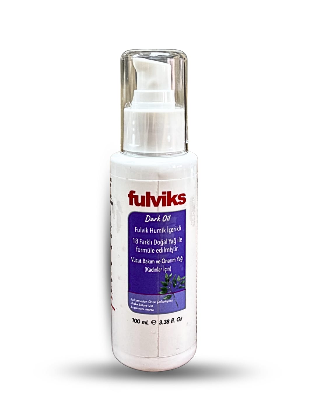 Fulviks Dark Oil Körperpflegeöl für Frauen 100ml | Natürliche Hautpflege