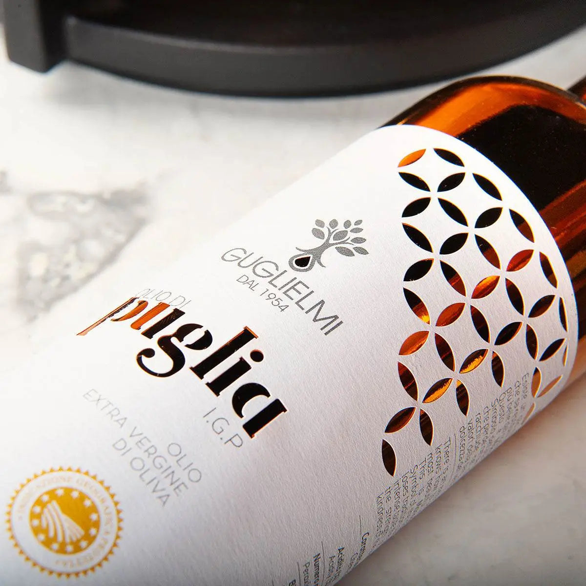 Guglielmi – Puglia PGI Monogram Sızma Zeytinyağı (500 ml)
