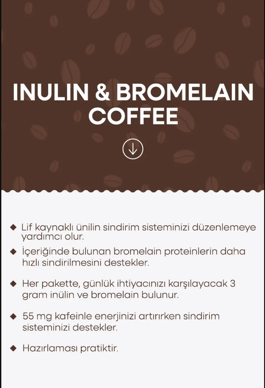 Herbamina İnülin ve Bromelain Kahvesi 30 x 3g