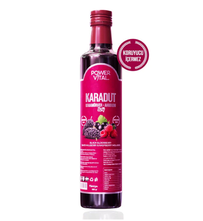 Maulbeere, Holunderbeere, Himbeerextrakt 680g
