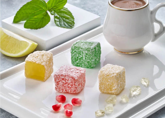 Turks fruit met gemengde fruitsmaak (individueel verpakt)