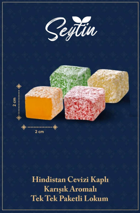Turks fruit met gemengde fruitsmaak (individueel verpakt)