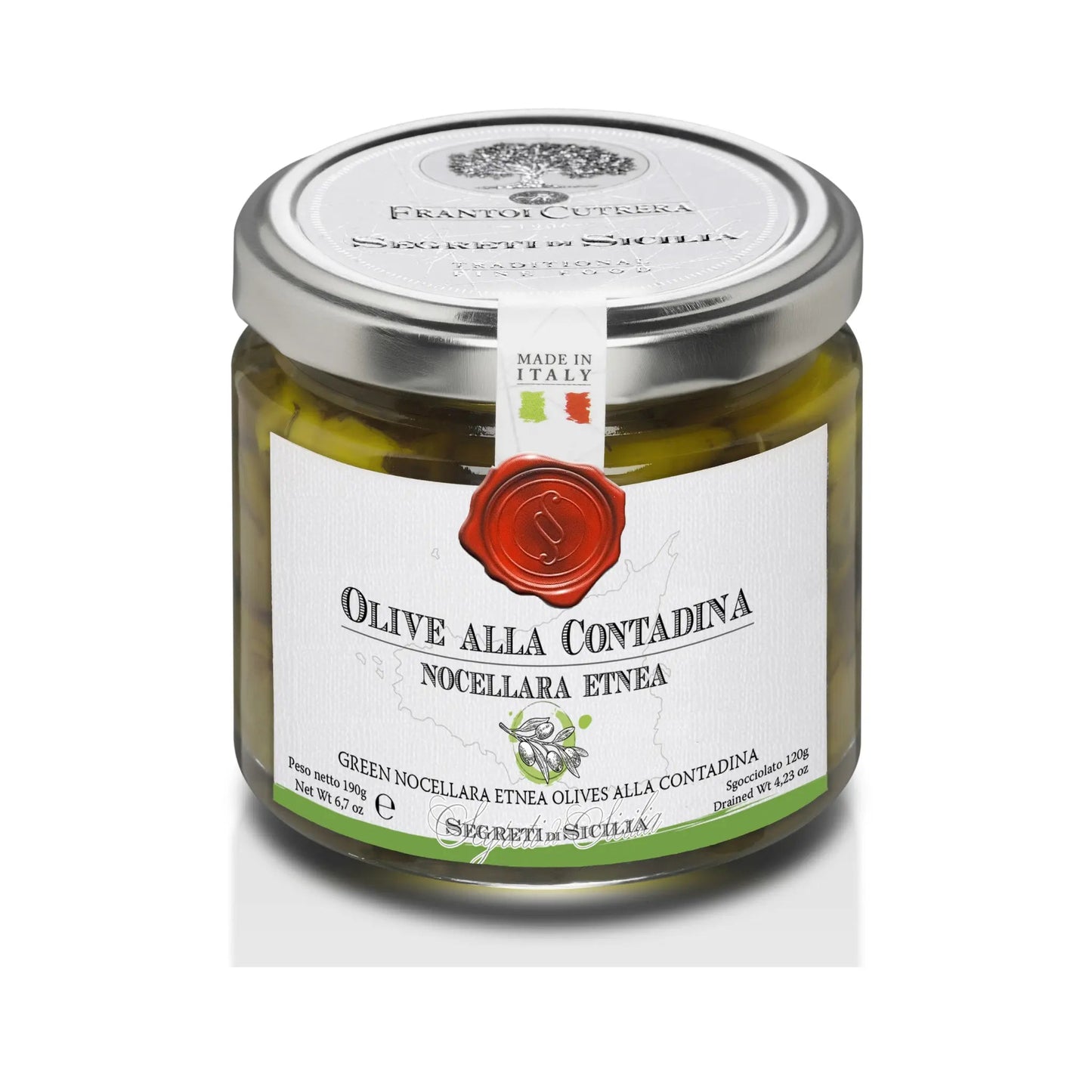 Nocellara Etnea Yeşil Zeytin – Contadina Usulü