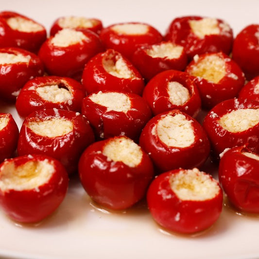 Peynir Dolgulu Kırmızı Kiraz Biber Turşusu jalapeno 860 gr