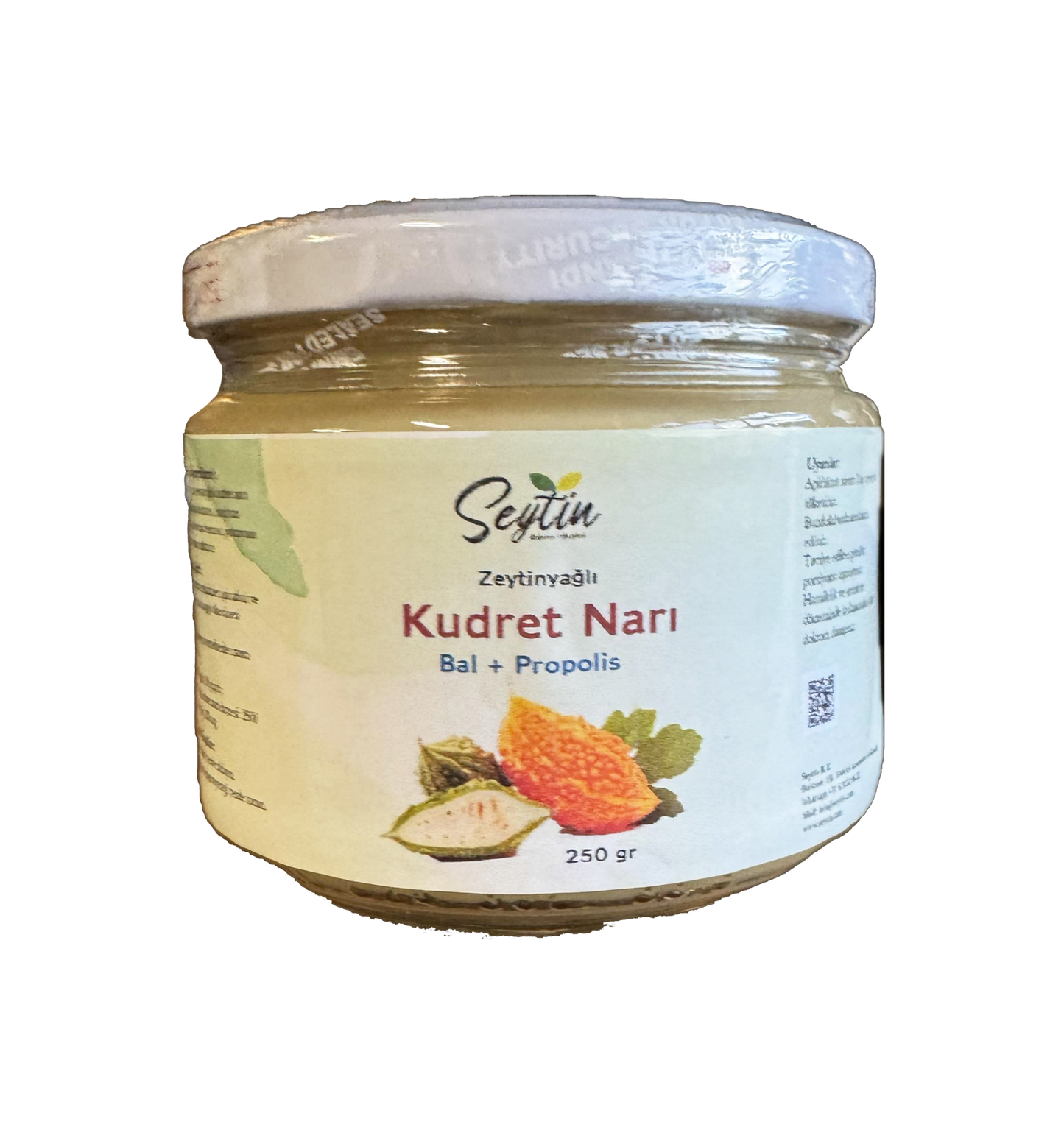 Seytin Zeytinyağlı Kudret Narı – Bal + Propolis (250 gr)