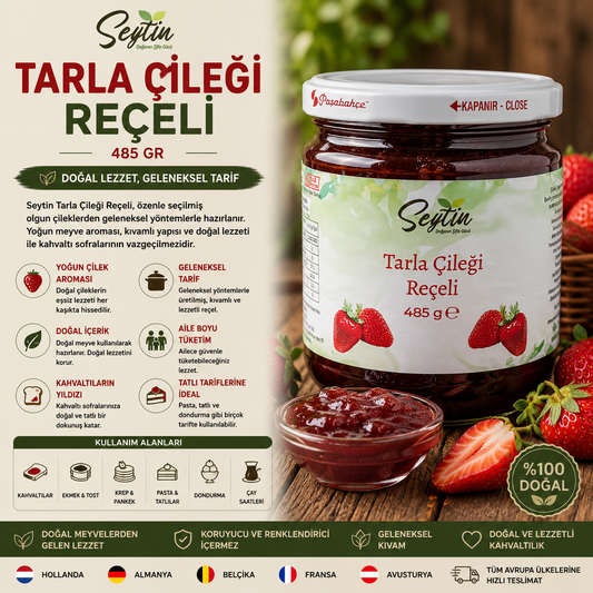 TARLA ÇİLEĞİ REÇELİ 485 GR