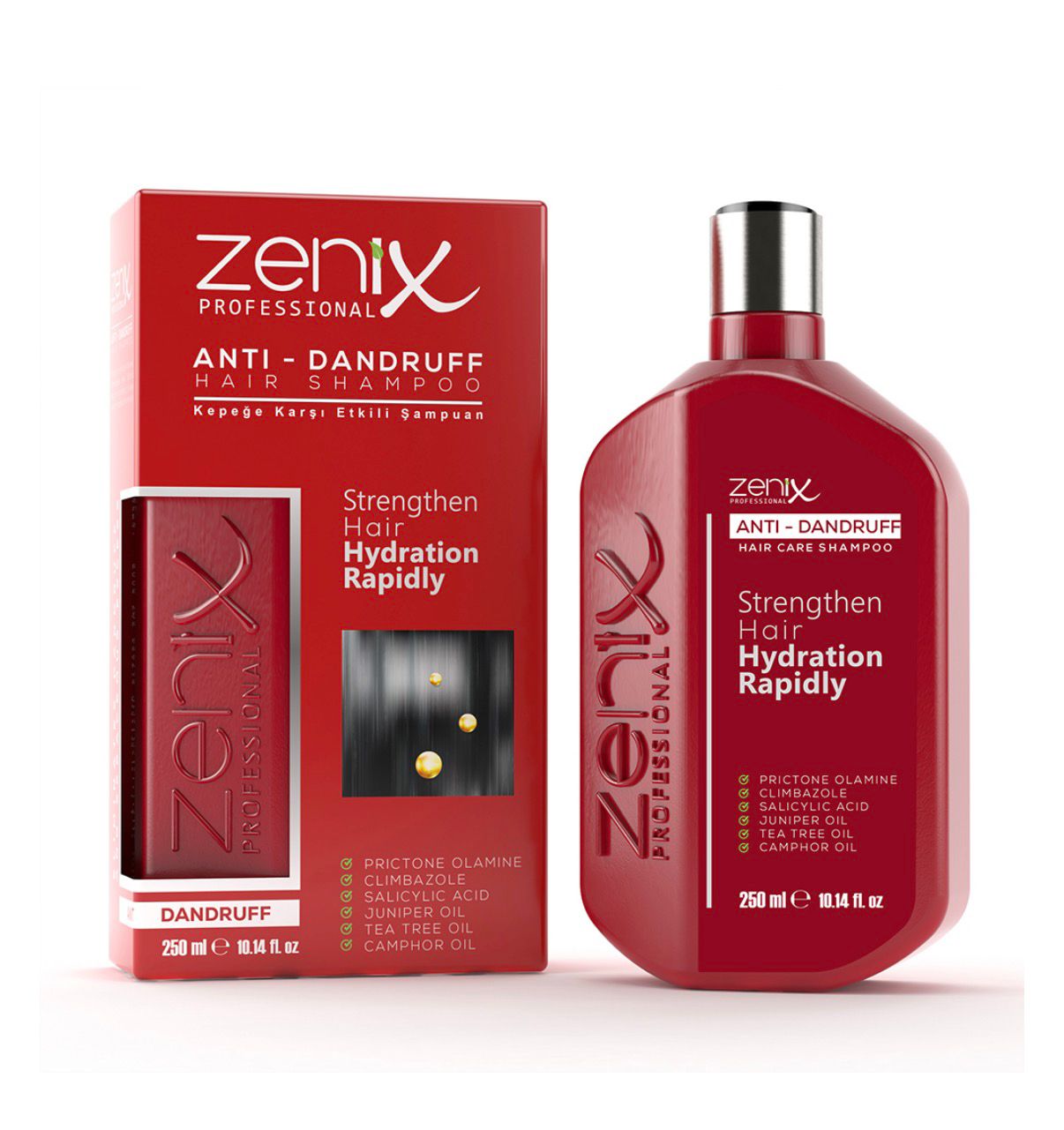 Zenix Kepek Karşıtı Saç Şampuanı 250 ml – Etkili ve Ferahlatıcı Saç Bakımı